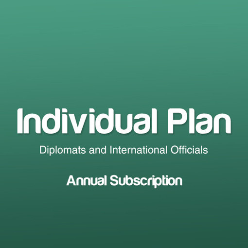 Picture of # Individual Plan - Diplomats and International Officials - Annual Subscription